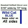Wood-n-Stuff.com Softball Baseball Glove (4) Leather Lace TAN ALM Type