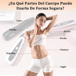 Herramienta de Cuidado Facial con Efecto Plasma, Intensidad Ajustable 9 Niveles, Recargable, Luz Azul (Blanco)                                        