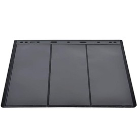 Biitfuu 10Pcs Collector - Stamp Collector Refill Pages Universal 9-Holes for Standard Stamp Collection Book Stamps Collecting Holder Gift(Black-3 lines)