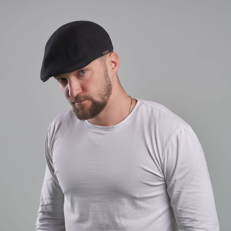 Sterkowski Rusty Hat | 100% Natural Linen Flat Cap for