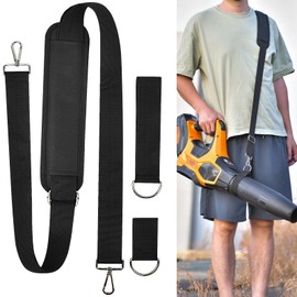 Universal Shoulder Strap for Blower Device, Padded Carry Strap with Non-Slip Padding, Adjustable Shoulder Strap, Fits Most Trimmers and Mowers (Blow Device Not Included)