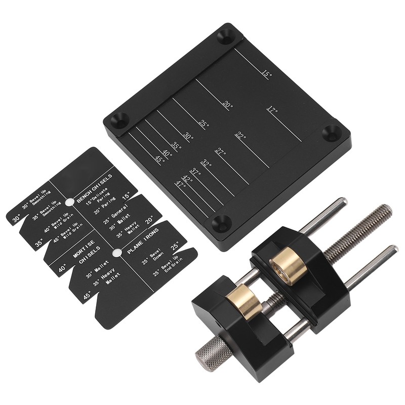 Honing Guide System Woodworking Plane Chisel Sharpening Kit Aluminum Alloy