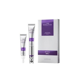 [Missha] Missha Time Revolution Retinol 500 Shots Galvanic Eye Cream Duo Set (14853248) / [미샤] 미샤 타임 레볼루션 레티놀 500샷 갈바닉 아이크림 듀오세트 (14853248)