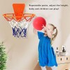 Wall Mounted Hoop 34 cm Wall Mounted Basketball Net with