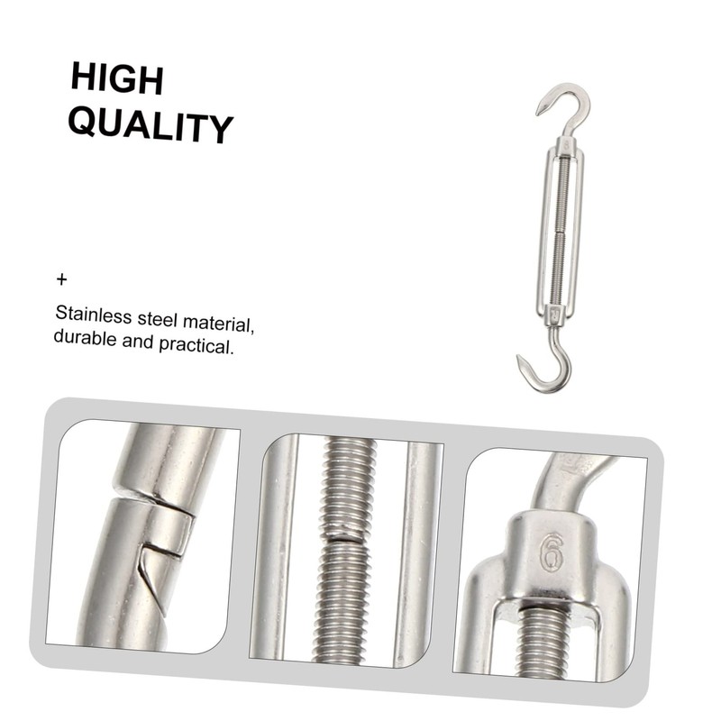 Levemolo Stainless Steel Sunshade Mounting Set for Awnings Heavy Duty