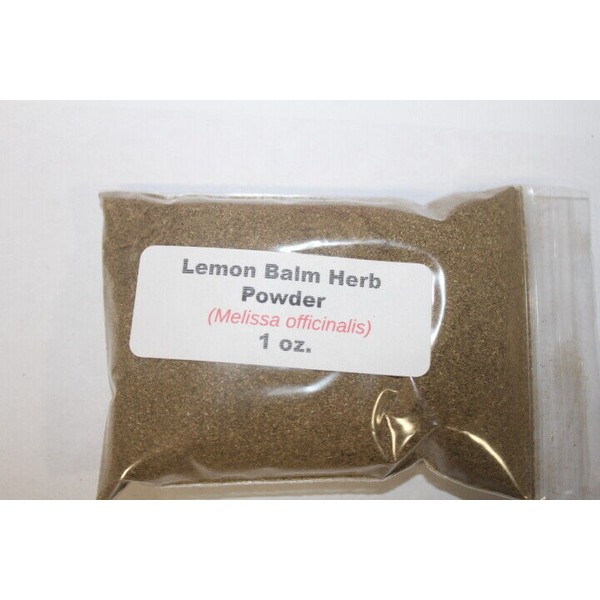 Lemon Balm Leaf c/s 1 oz. Lemon Balm Herb Powder (Melissa officialis)