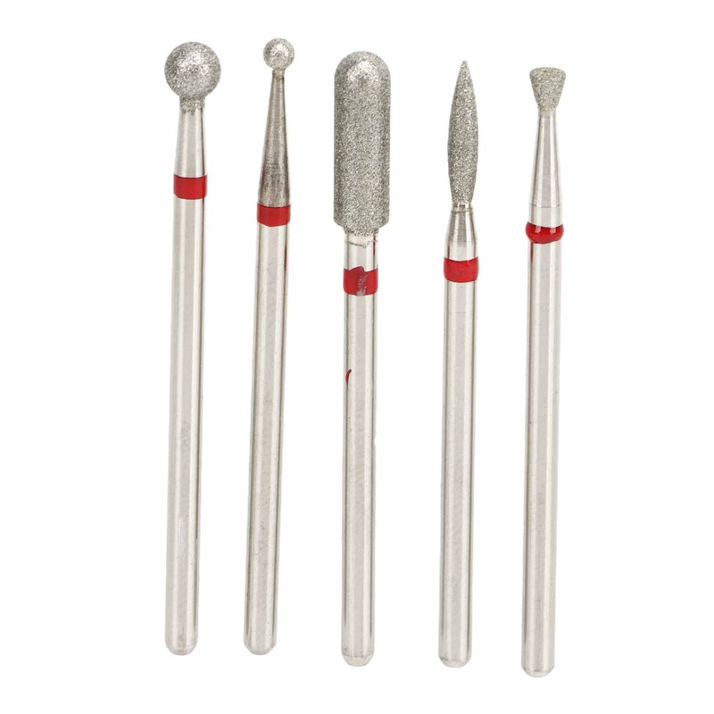 5 Type Nail Art Manicure Drill Bits Nail Drill Bits