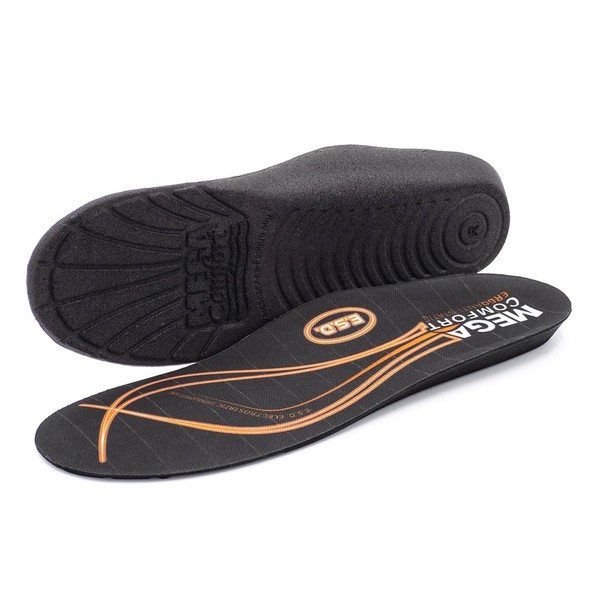 MEGAComfort Anti-Static Tall Insoles for Men, Women - Reduce Risk
