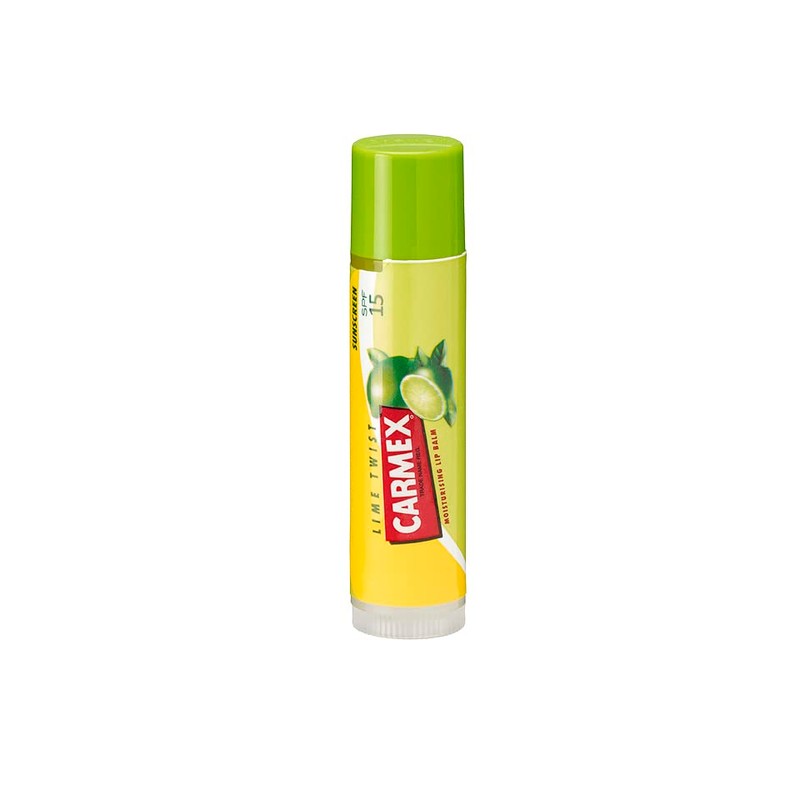 Carmex Lime Twist Ultra Moisturising Lip Balm SPF15 For Dry Cracked