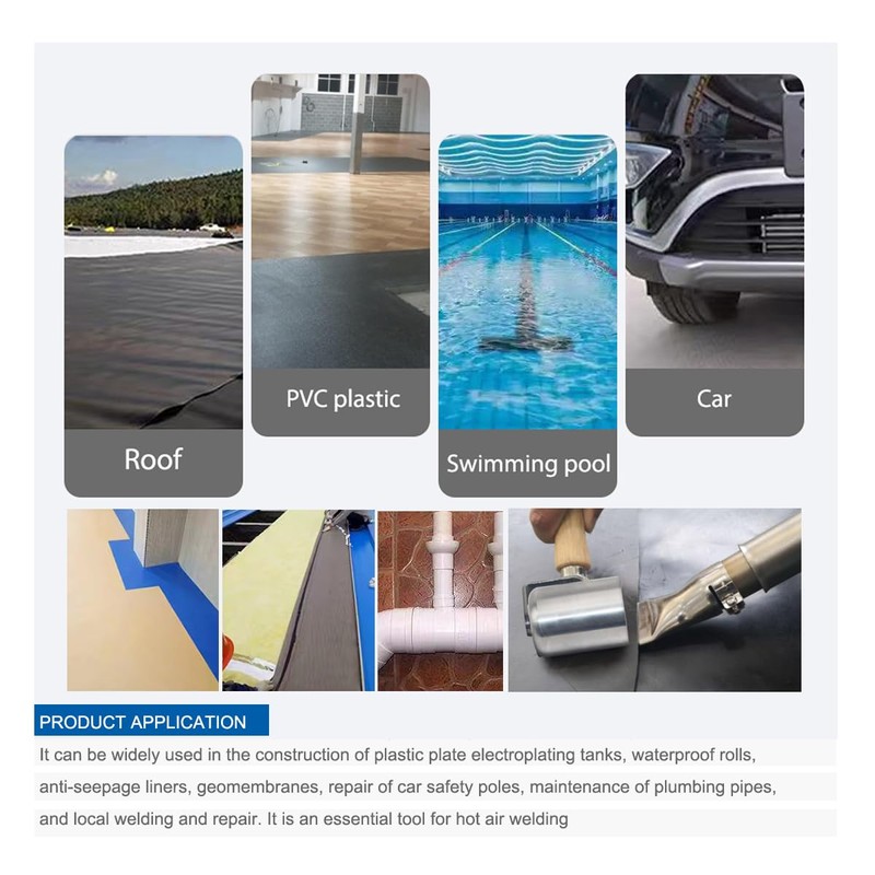 Steel Seam Roller for PVC TPO EPDM Roofing Vinyl Decking