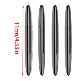 Riloer 4Pcs Car Door Protector Guard Strip Scratch Protector Transparent, Auto Door Edge Protection Car Decoration, Car Rubber Bumper Stickers