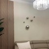 Nerien Gazing Ball, Stainless Steel Garden Mirror Globe, Polished Ornament