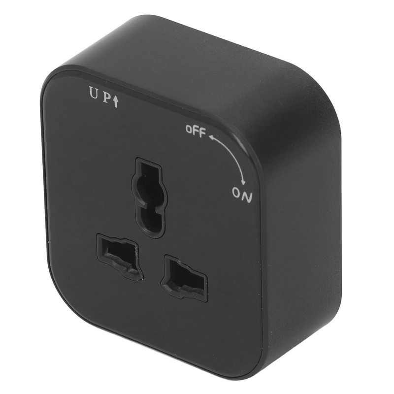 Square Track Adapter Surface Mounted Power Outlet Socket with Indicator