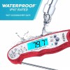Kizen Digital Waterproof Instant Read Meat Thermometer - Red