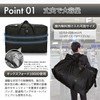 TeamOneDay Folding Bag, Large Capacity, Nylon Compression with Belt, Wide
