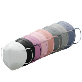 PHG PROTECTIVE HEALTH GEAR High-Filtration Face Mask For Children & Kids, USA Made, 4 Layers, Earstraps, 20 Masks, Pale Pink