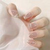 [ALLEVG] Nail Tips, 24 Pieces, Short 3D, Fall & Winter,