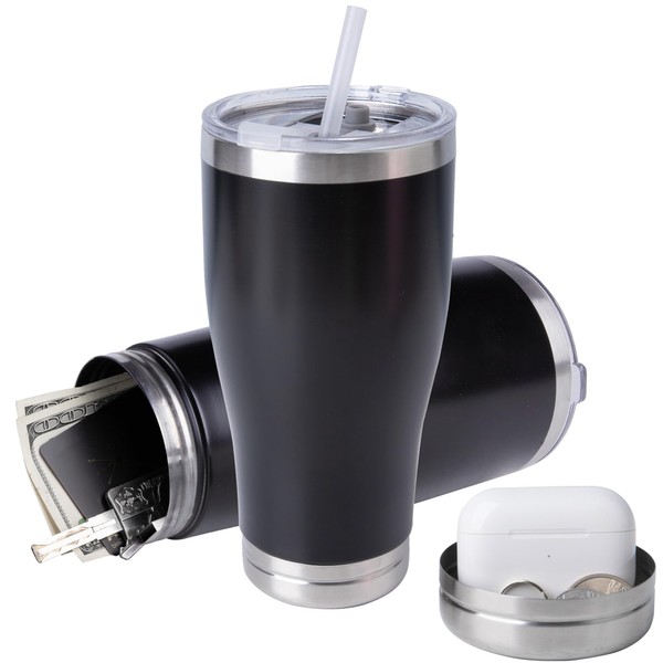 20oz Hidden Safe Water Bottle, Stainless Steel Secret Water Bottle