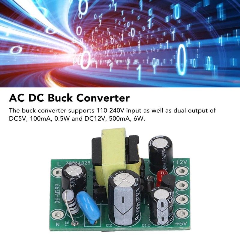 5Pcs AC to DC Power Supply Module Isolated 110‑240V Input