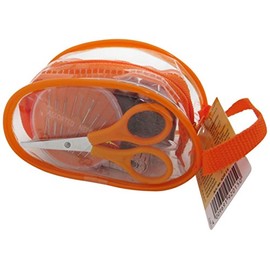 Kleiber Travel Sewing Kit in a clear zip up case