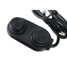 Pactrade Marine Boat Tilt Trim Switch - Black Push Button Transom Trim Control Rating 8A IP65 PC Push Switch Suitable for Boats, Fishing, Yachts, Ships