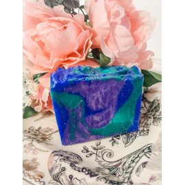Renaissance Bath & Body Patchouli, Lavender and Geranium Essential Oil Handmade Soap from