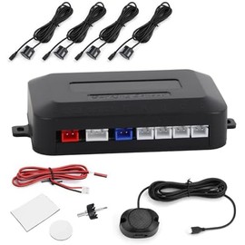 Sensores de Coche Traseros, Sensor de estacionamiento de Coche, Kit de Radar de Marcha atrás, indicador de Sonido de Advertencia, Sistema de sonda,