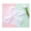 MZLIU Women Handkerchiefs Pure White Cotton Hankies with Scalloped Edge