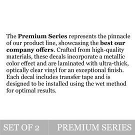 GOLD HOOK 4x4 Decals for Chevy Silverado, Replacement Bedside Stickers Premium Series (Metallic Finish), Set of 2 (Black)