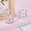 5 Pcs 5g/5ml Premium Acrylic Clear Round Jars Refillable Cosmetic