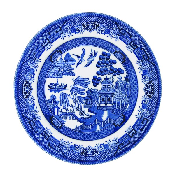 Churchill Blue Willow Fine China Earthenware Side Plate 6.5" Set Of 6, Made In England