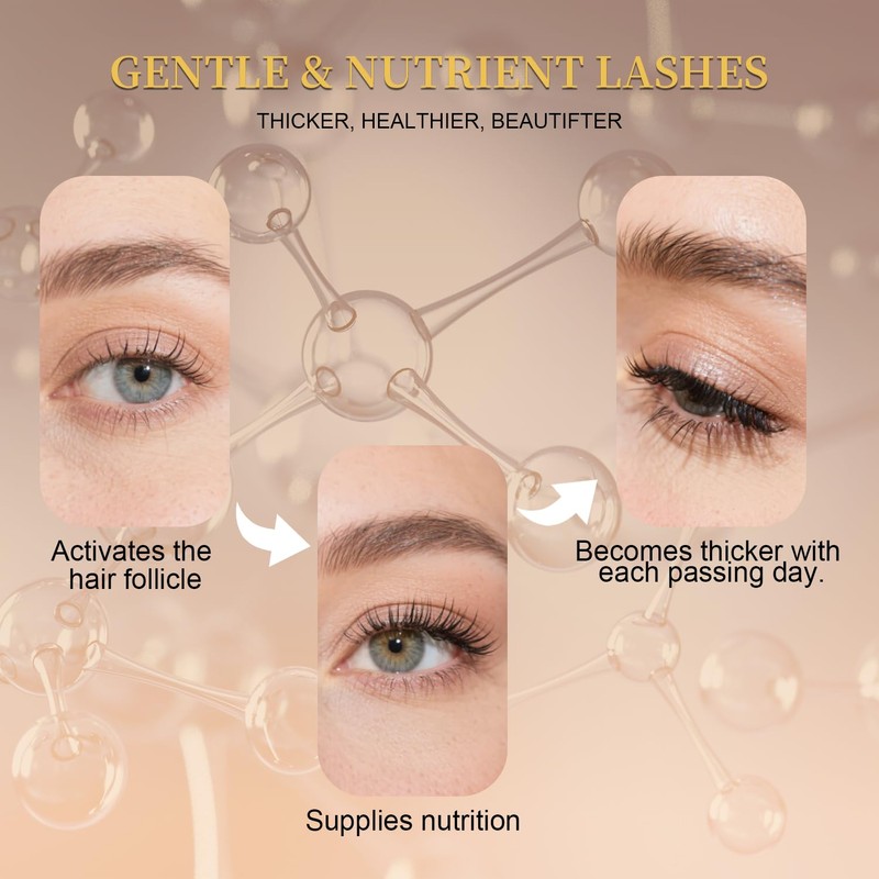 Lash Serum for Eyelash Growth, Premium Lash Enhancing Serum with