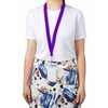 12 Pack Safety Breakaway Pink and Purple Lanyards for ID