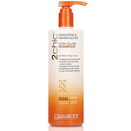 GIOVANNI- 2chic Ultra-Volume Shampoo with Tangerine and Papaya Butter- For Fine, Limp Hair (24 Ounce)