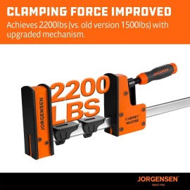 JORGENSEN 36" Parallel Bar Clamp Heavy-Duty Cabinet Master Clamp Spreader 2-Pack