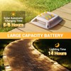 Etetale Solar Driveway Lights 6 Pack, Solar Powered IP68 Waterproof