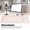 Silicone Keyboard Fully Sealed Design Lightweight Portable Silent Soft Comfortable