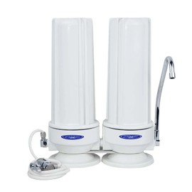 Crystal Quest Double Plus Fluoride Countertop Water Filter System