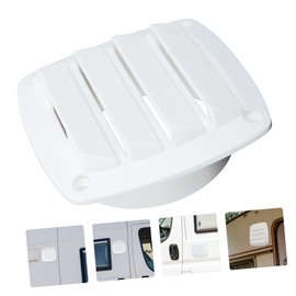 Totority Square Vent Cover for Rv and Pontoon Boat Durable Louvered Ventilation Accessory Easy to Install for Efficient Air Flow and Seamless Repairs