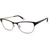 Victoria's Secret Eyeglasses VS 5025 002 Black, Gold Rim W/Star