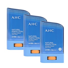AHC Natural Perfection Double Shield Sun Stick 22g x3 / AHC 내추럴 퍼펙션 더블쉴드 선스틱 22g x3개