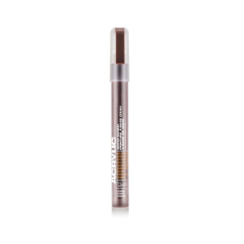 Montana Acrylic Marker .7mm Extra Fine Tip - Shock Brown