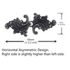 BEZELRY Asymmetric Acanthus Leaf Hook and Eye Cloak Clasp Sew