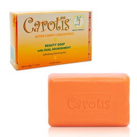 CAROTÏS Exfoliating Soap - 7oz / 200g - Formulated to Restore Radiance and Eliminate Dead Skin Cells, with Vitamin A and Olive Oil