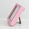 PLUSCHEN 5X5 Pink Picture Frame Resin Shadow Box Photo Frame