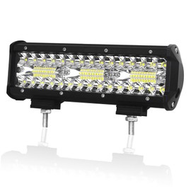 PICAA 9 Inch 180 W LED Lightbar, Work Light LED 12 V 24 V 6000 K White Waterproof for Car Offroad 4 x 4 Truck ATV SUV