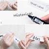 30pcs Plastic Shelf Label Holder, Clear Shelf Label Holder Wood