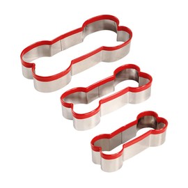 3 Dog Bone Cookie molds Bone Shaped Cookie molds Dog paw Print Cookie molds 3 Dog Specific Cookie molds of Different Sizes Homemade Dog Specific Cookie molds