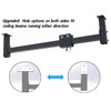 Wall Ceiling Heavy Bag Hanger Roller Mount Saving Space 44''