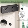 Danpoo Retractable Clothesline, Anti-Sag Adjustable Knob Heavy-Duty Clothes Line for